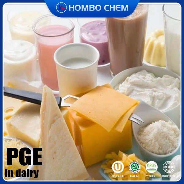 PGE as anti-caking in dairy